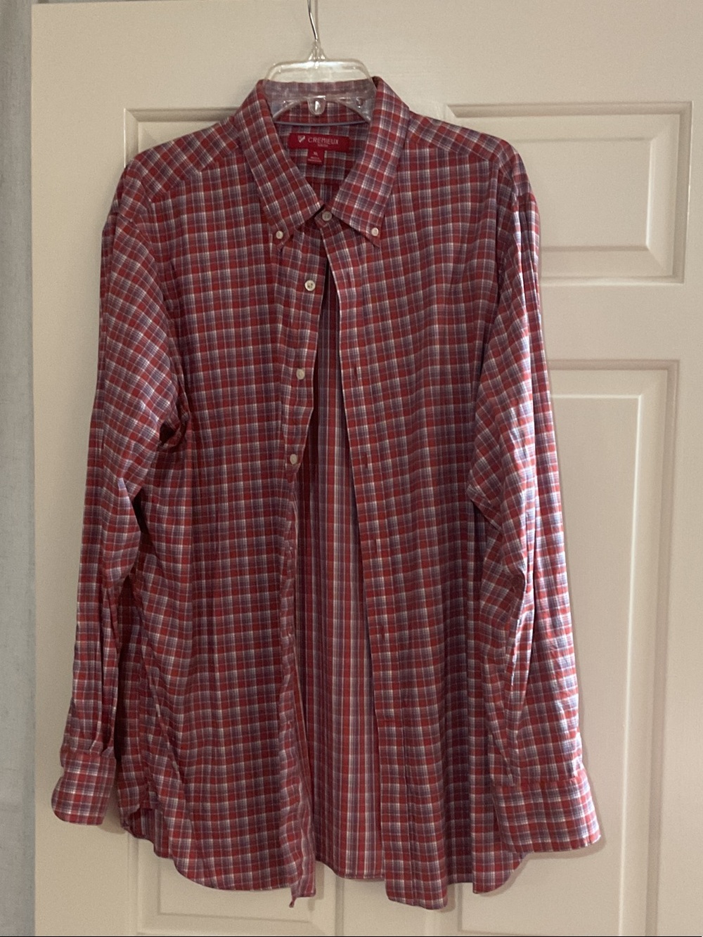 Daniel Cremieux Red and Blue Plaid Button-Down Shirt